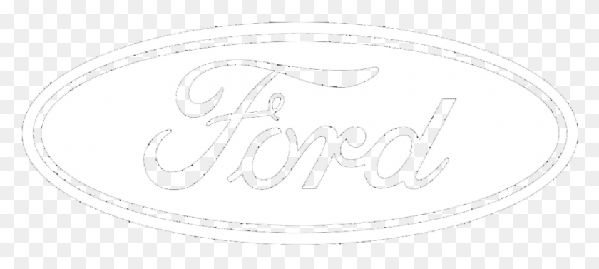 1001x407 Ford Logo Large Calligraphy, Text, Label, Handwriting HD PNG Download