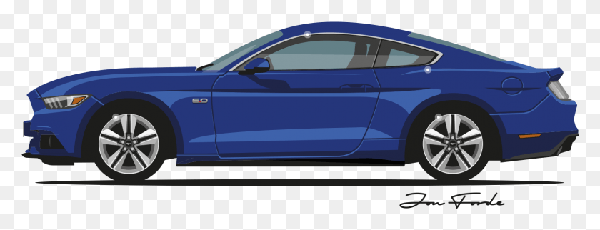 1579x531 Ford Mustang Gt Clipart Mustang Svt Cobra R Vector, Car, Vehicle, Transportation HD PNG Download