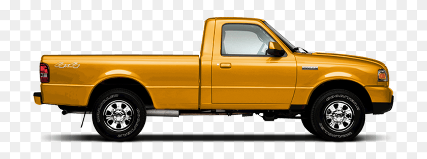 717x253 Ford Ranger Wd Reg Cab Xl Ford Ranger Side View, Pickup Truck, Truck, Vehicle HD PNG Download