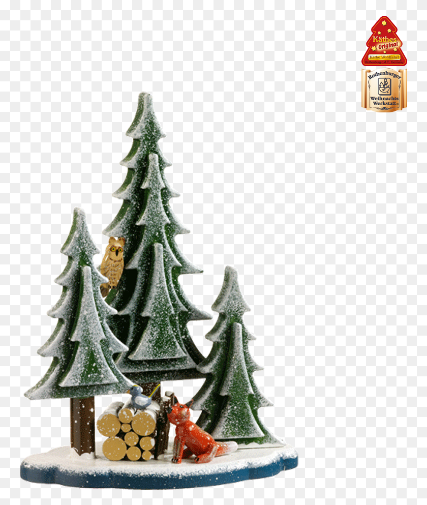 763x933 Forest Animals Christmas Tree, Tree, Plant, Ornament HD PNG Download
