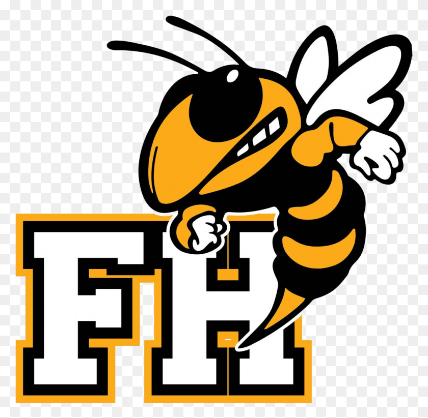 1017x994 Forest Hills High School Logo, Miel De Abeja, Abeja, Insecto Hd Png