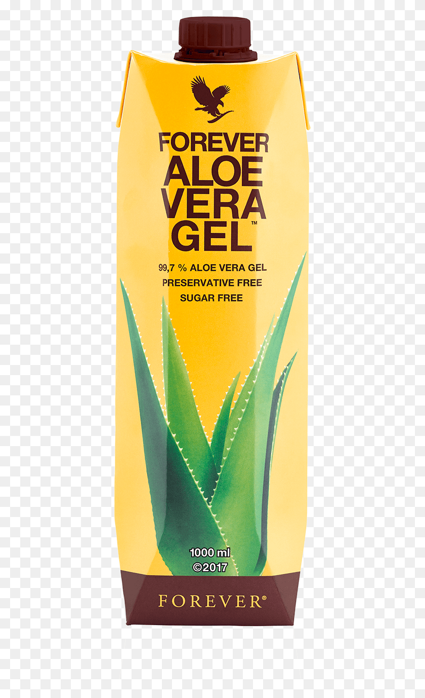 391x1317 Forever Aloe Vera Gel, Plant, Aloe, Bottle HD PNG Download