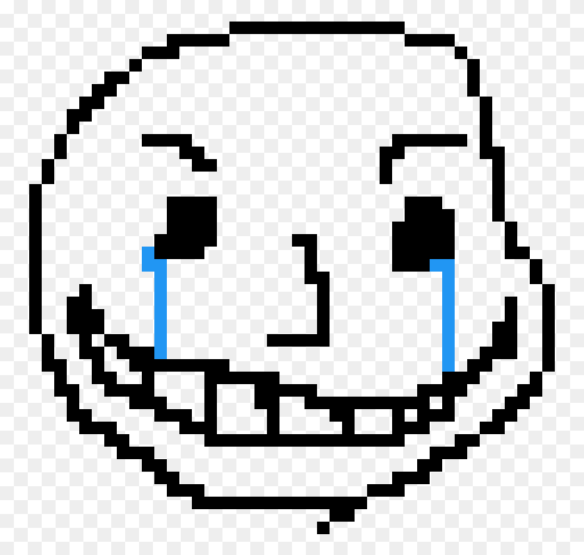 757x739 Forever Alone Sans Head Pixel Art, Text, Number, Symbol HD PNG Download