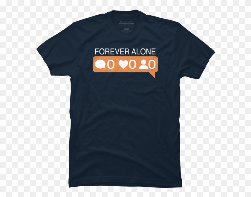602x597 Forever Alone Waifu T Shirt, Clothing, Apparel, T-shirt HD PNG Download
