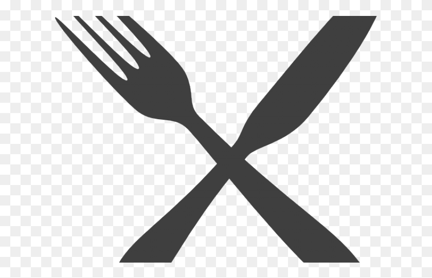 628x481 Fork Clipart Black And White Fork And Knife Clipart, Cutlery, Scissors, Blade HD PNG Download