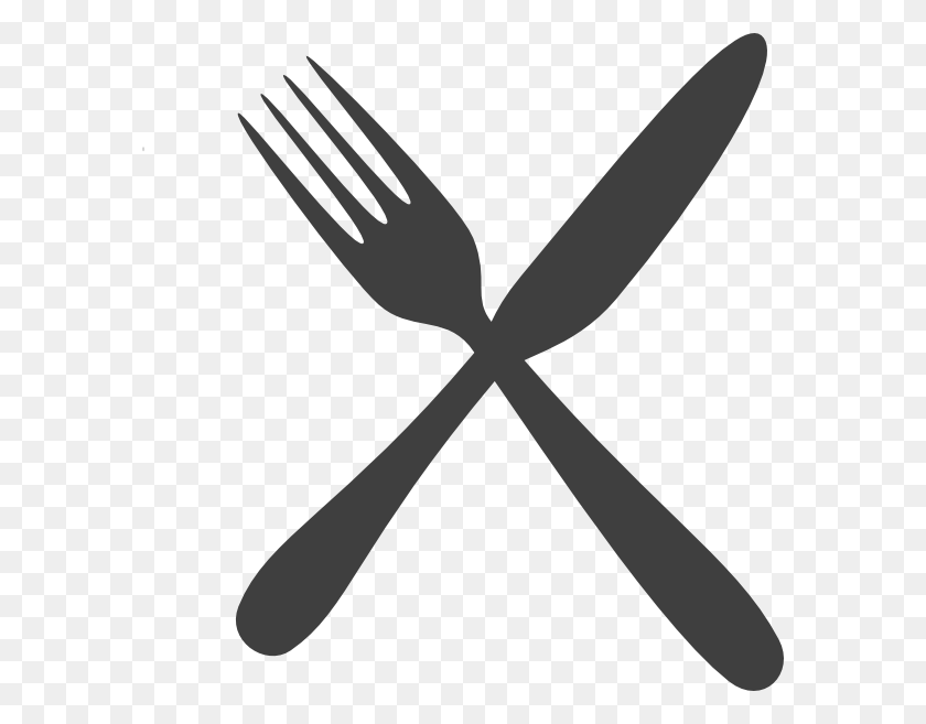 582x597 Fork Clipart Silverware Clipart, Cutlery HD PNG Download