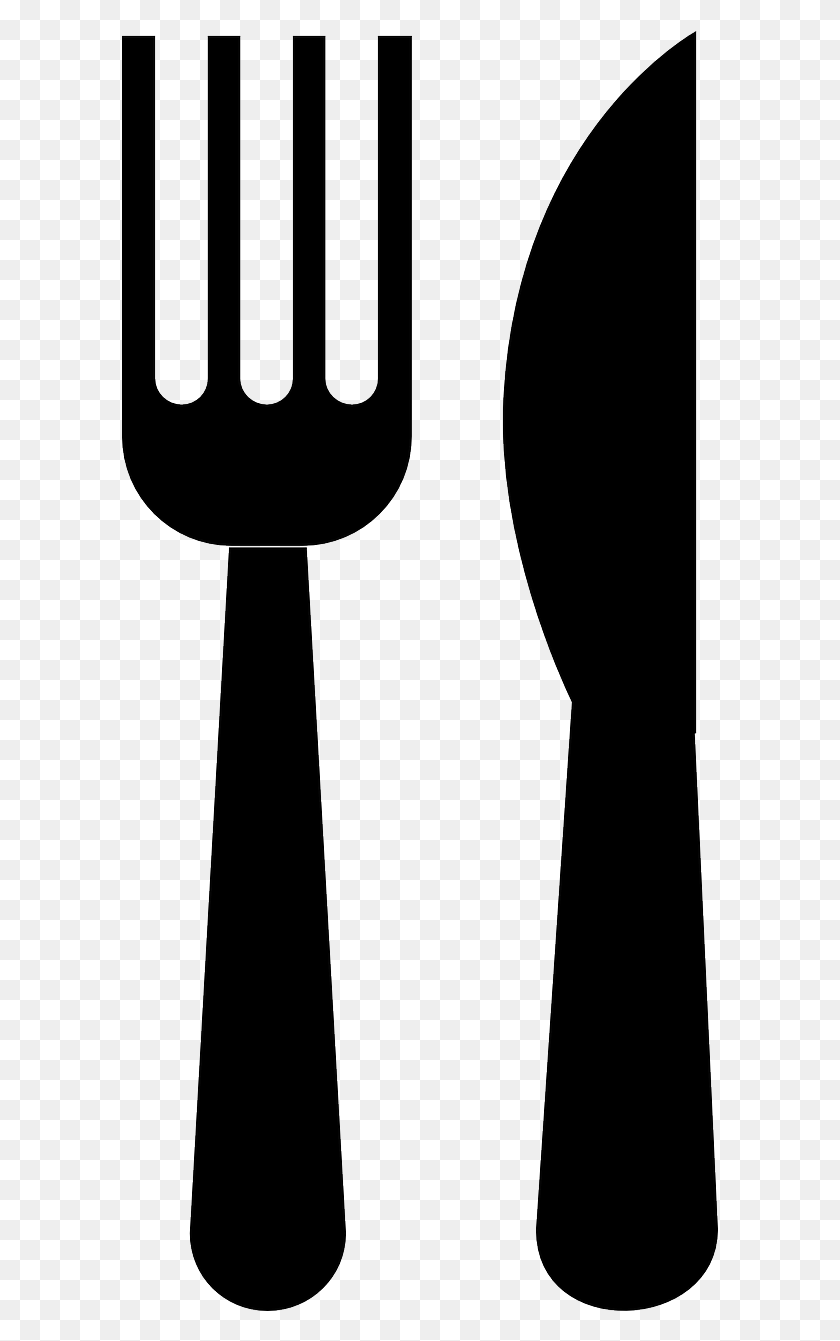 603x1281 Fork Knife Dishes Mes Vork, Bow, Hand, Cutlery HD PNG Download