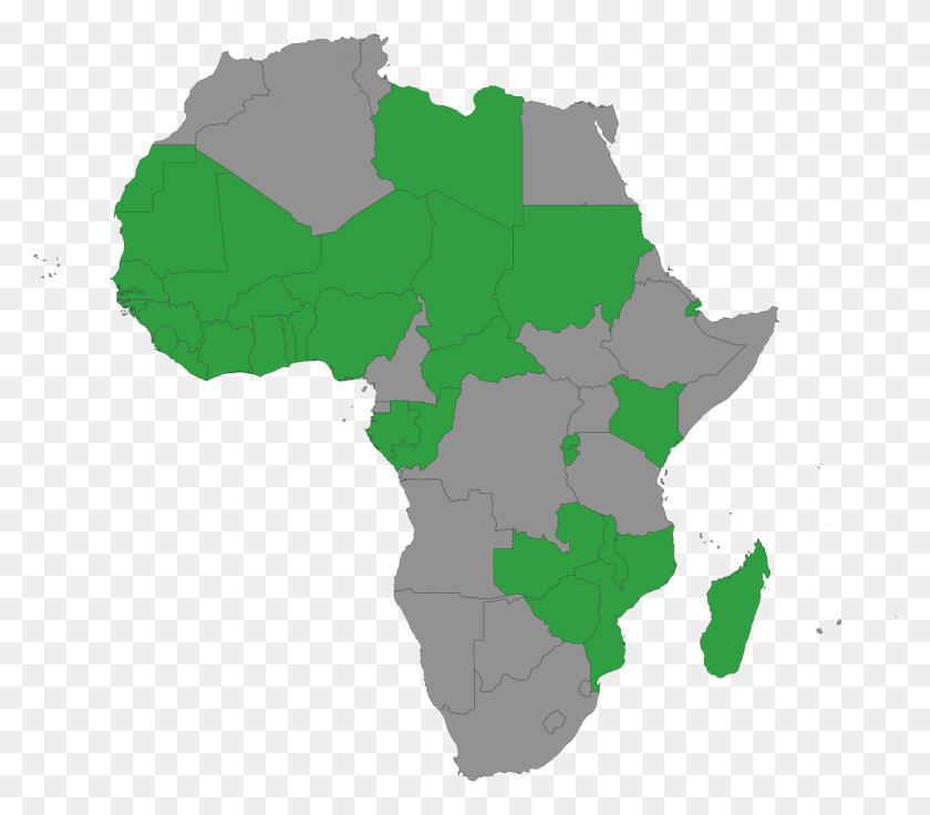 2093x1816 Создана Государствами-Членами Африканского Союза Для Использования Инновационной Карты Африки В Черно-Белом Цвете, Диаграмма, Атлас, График Hd Png Скачать