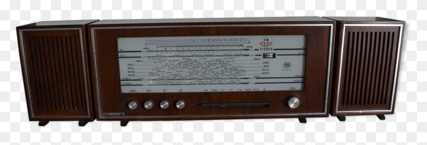1244x359 Former Radio Radio Sbr R26 Pure Vintage Old Electronics, Monitor, Screen, Display HD PNG Download