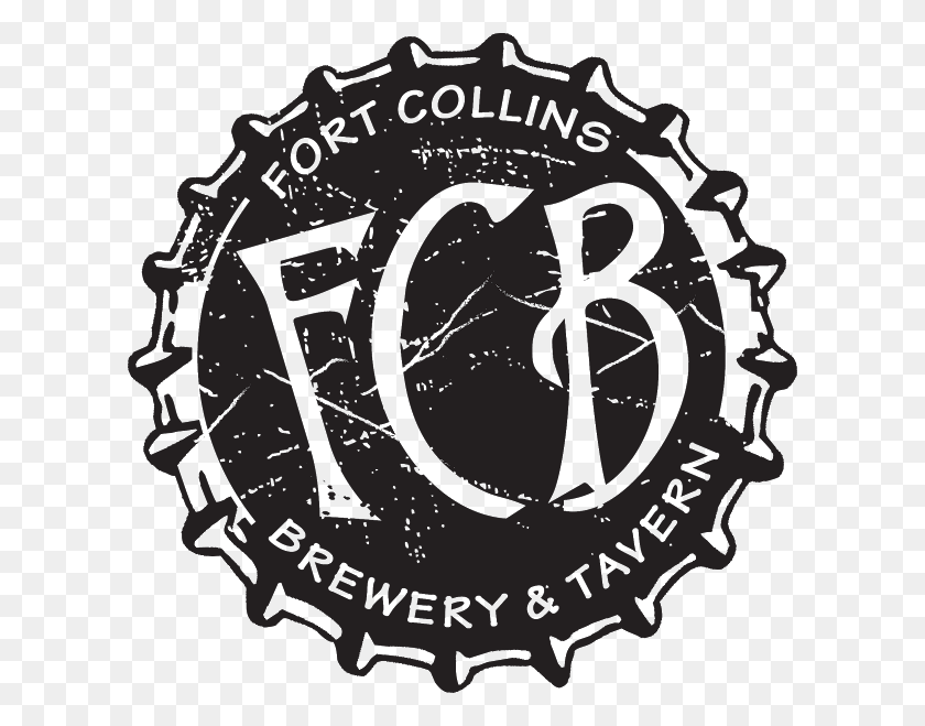 608x599 Fort Collins Brewery Expands Distribution To Wyoming Fort Collins Brewery Logo, Machine, Text, Gear HD PNG Download