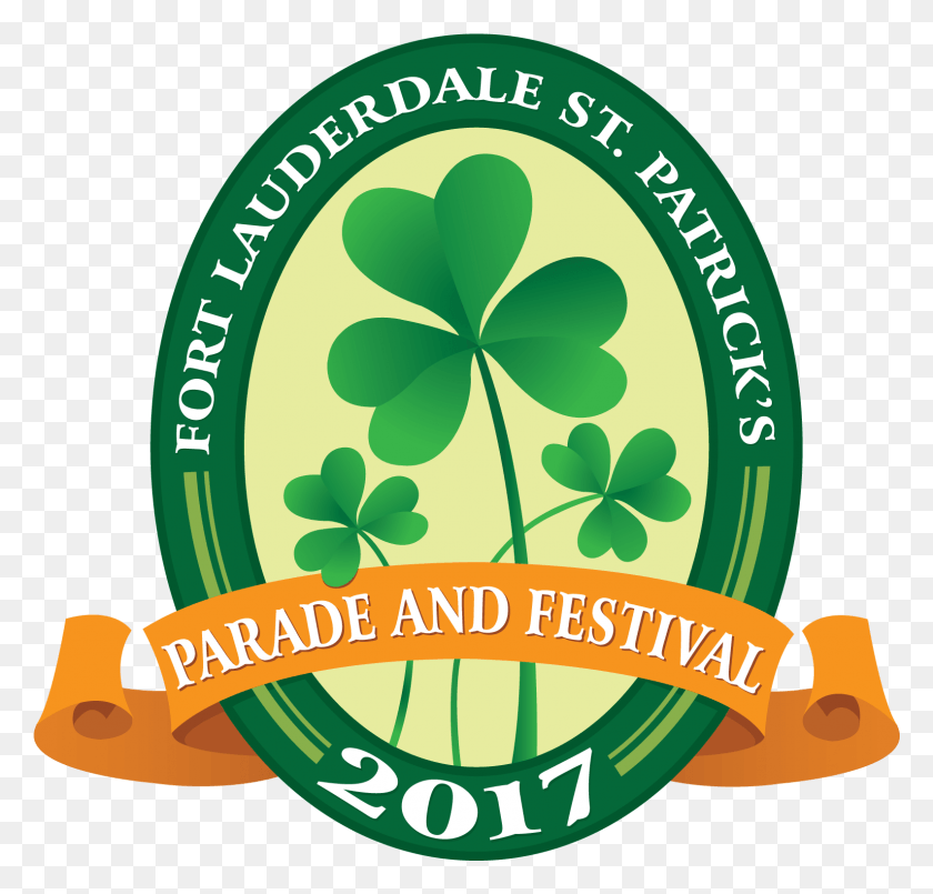 1586x1516 Fort Lauderdale St St Patrick39s Parade And Festival Fort Lauderdale, Label, Text, Plant HD PNG Download