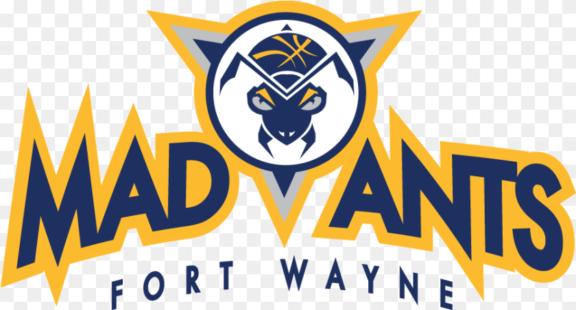 901x485 Fort Wayne Mad Ants Logo G League Fort Wayne Mad Ants Logo Clipart PNG