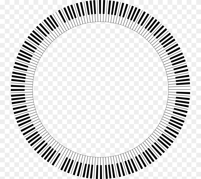 750x750 Fortepiano Musical Keyboard, Oval, Cutlery, Fork Transparent PNG