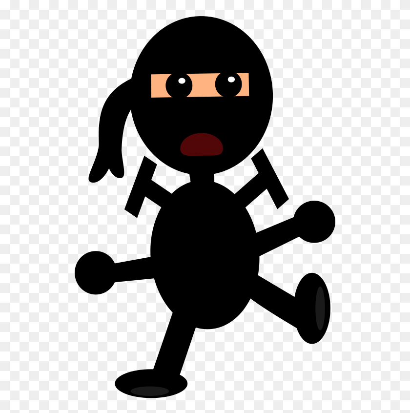 539x786 Fortnight Clipart Ninja Cartoon Simple, Electronics, Text, Pac Man HD PNG Download