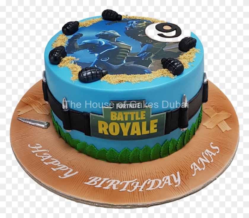 892x774 Fortnite And Battle Royale Cake, Pastel De Cumpleaños, Postre, Comida Hd Png