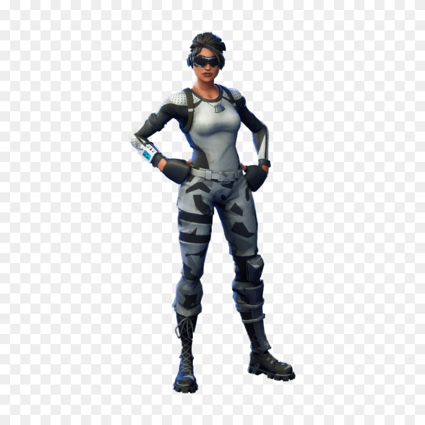 1100x1100 Fortnite Arctic Assassin Clothing, Costume, Person, Adult Sticker PNG