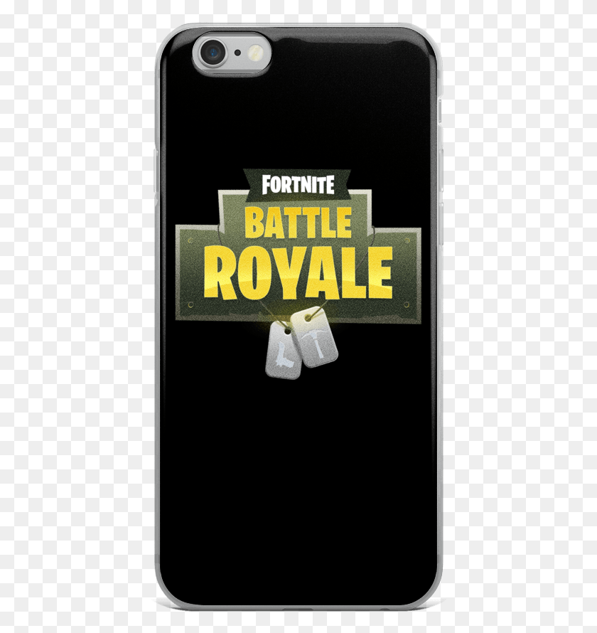 416x830 Descargar Png Fortnite Battle Royale Black Iphone Case Smartphone, Teléfono Móvil, Electrónica Hd Png