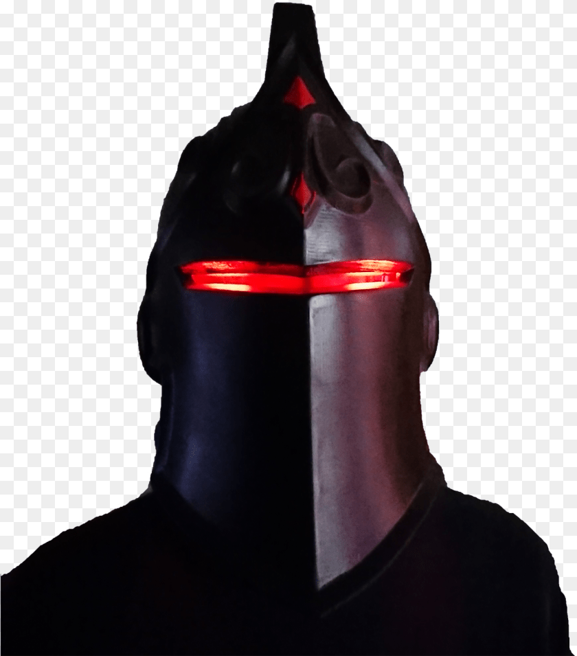 1300x1478 Fortnite Black Knight Helmet Replica Fortnite Black Knight Mask Cosplay, Adult, Clothing, Hood, Male Clipart PNG