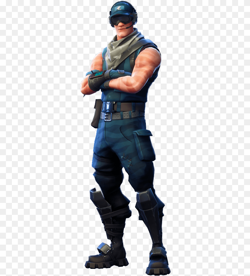 308x925 Fortnite First Strike Specialist Image Special Ops Fortnite Skin, Person, People, Man, Male Transparent PNG
