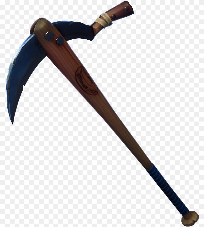 796x934 Fortnite Pickaxe Fortnite Batsickle, Mace Club, Weapon, Device, Baseball Transparent PNG