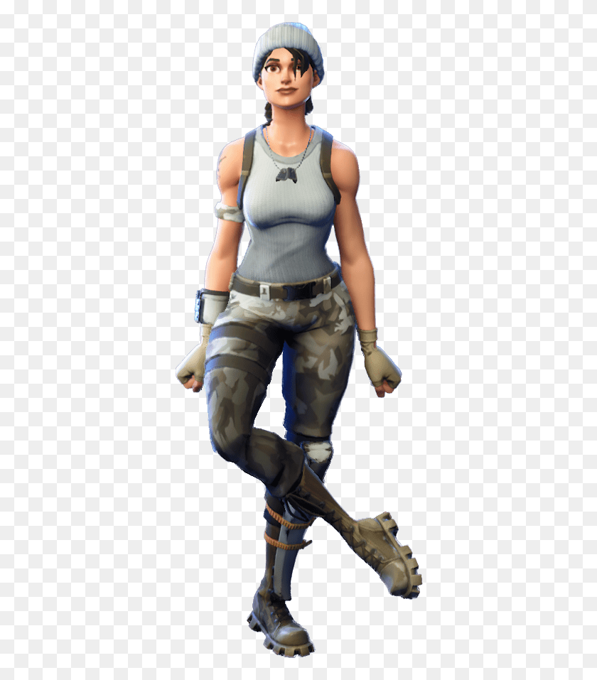 350x897 Fortnite Recon Specialist, Figurine, Person, Human HD PNG Download