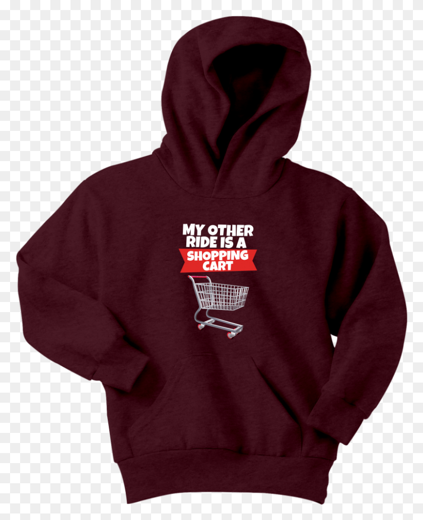 805x1005 Fortnite Shopping Cart Ride Youth Hoodie Sweatshirt, Clothing, Apparel, Sweater HD PNG Download