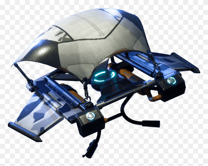 1028x804 Fortnite Snow Squall Fortnite Glider, Helmet, Clothing, Spaceship HD PNG Download