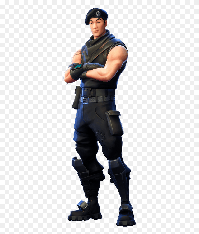 308x927 Fortnite Special Forces Infiltrateur Fortnite, Clothing, Apparel, Person HD PNG Download