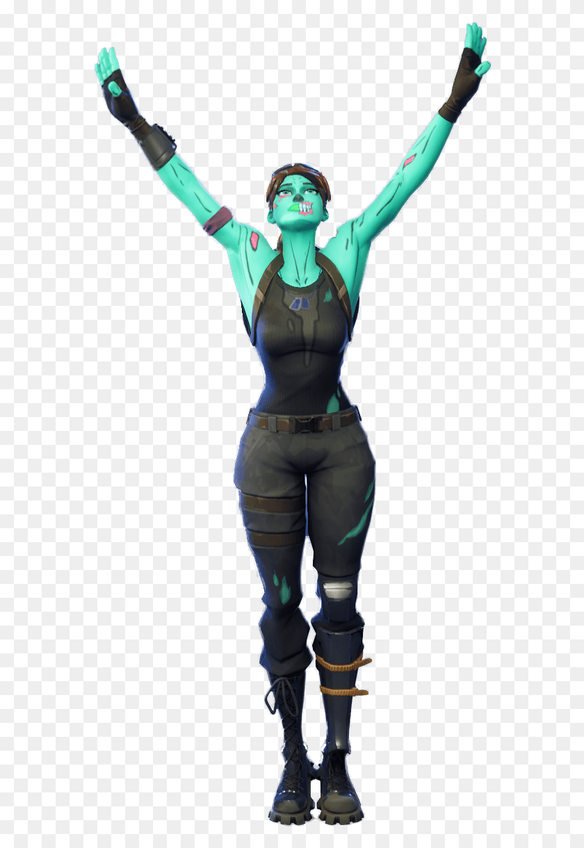 574x1160 Fortnite Storm Salute, Person, Human, Dance Pose HD PNG Download