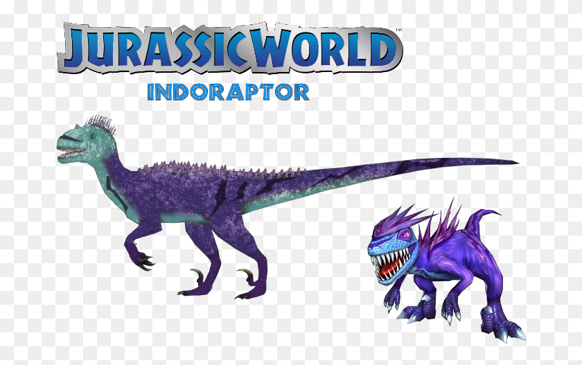 680x467 Fossil Fighters Raptor As A Jurassic Park Mega Indoraptor Transparent, Dinosaur, Reptile, Animal HD PNG Download