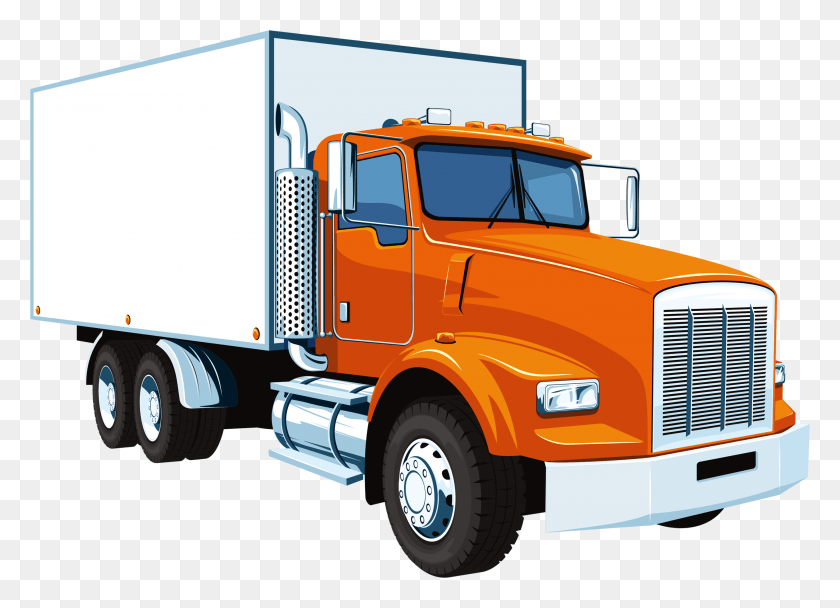 2561x1802 Fotki Art Transportation Semi Trucks Clipart Community, Truck, Vehicle, Trailer Truck HD PNG Download