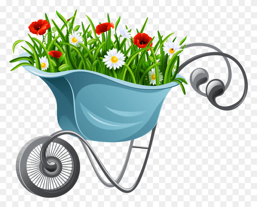 1281x1018 Fotki Free Vector Garden Items Garden Tools Gardening Tools Clipart, Plant, Flower, Blossom HD PNG Download