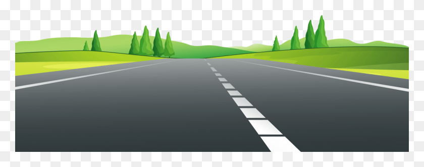 1280x445 Fotki Grass Clip Art Backgrounds See Through Scene Road, Highway, Freeway, Tarmac HD PNG Download