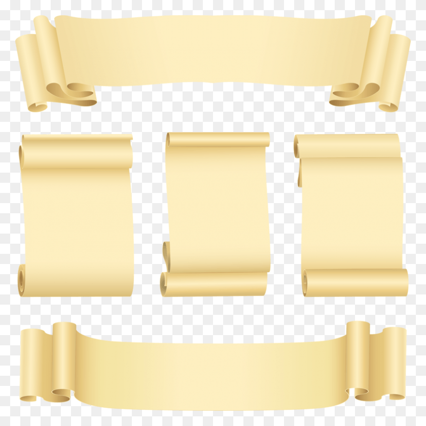 800x799 Fotki Ribbon Clipart Gold Ribbons Label Tag Paper Scrolls, Scroll, Lamp HD PNG Download