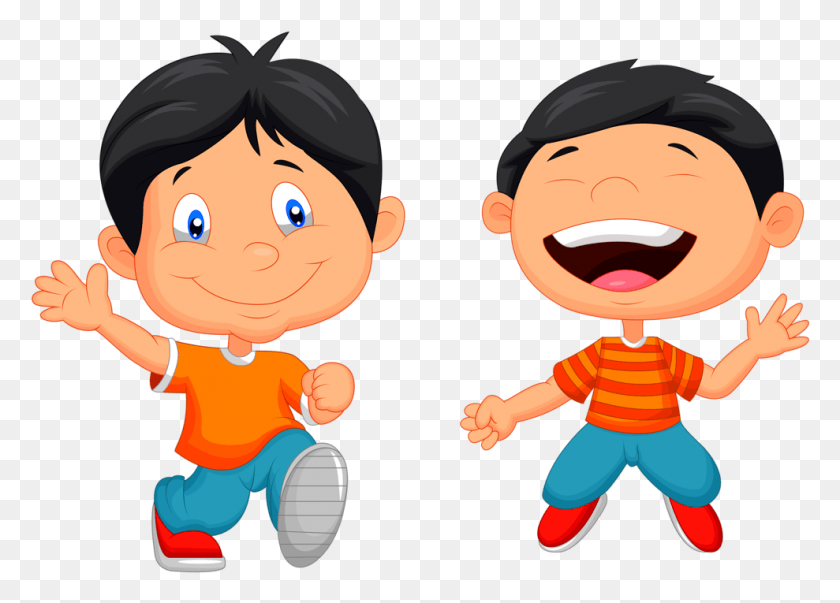 989x689 Descargar Png Fotki School Clipart Niño Joven Clips Niños Felices Dibujos Animados, Persona, Personas Hd Png