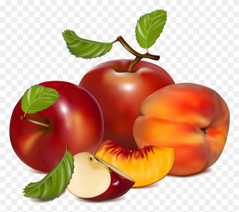 787x691 Fotki Veggie Images Kitchen Clipart Fruit Art Fruits Fruit Vector, Plant, Food, Peach HD PNG Download
