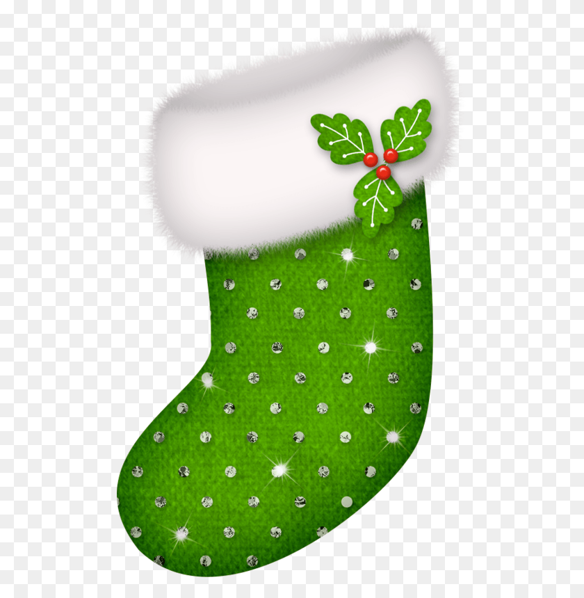 504x800 Foto Avtor Bzikolya Na Yandeks Green Christmas Stocking Clipart, Stocking, Gift, Rug HD PNG Download