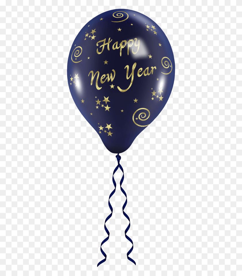376x899 Foto Avtor Cutepictures Na Yandeks Tubes Happy New Year, Balloon, Ball, Hot Air Balloon HD PNG Download
