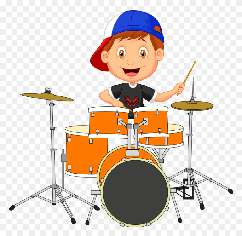 800x780 Foto Avtor Soloveika Na Yandeks Cartoon Boy Playing Drums, Musician, Person, Musical Instrument HD PNG Download