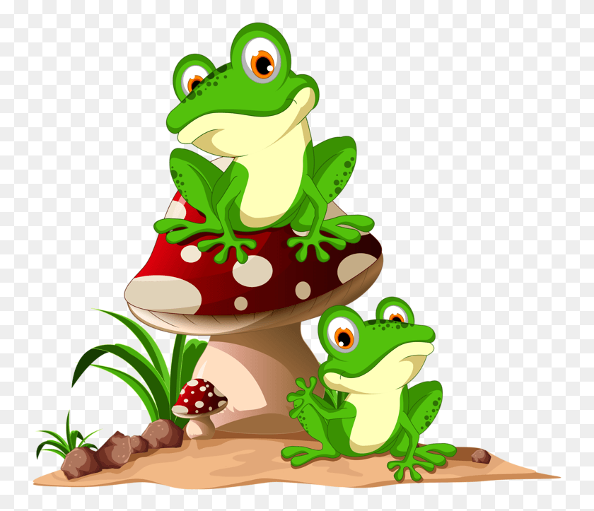 749x663 Foto Avtor Soloveika Na Yandeks Cute Frog Clip Art, Amphibian, Wildlife, Animal HD PNG Download