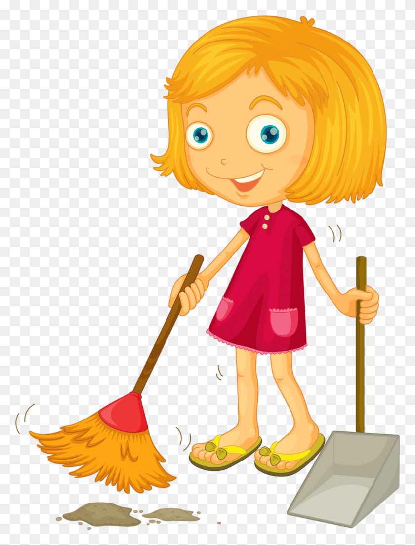 913x1221 Foto Avtor Soloveika Na Yandeks Sweeping The Floor Clipart, Person, Human, Cleaning HD PNG Download