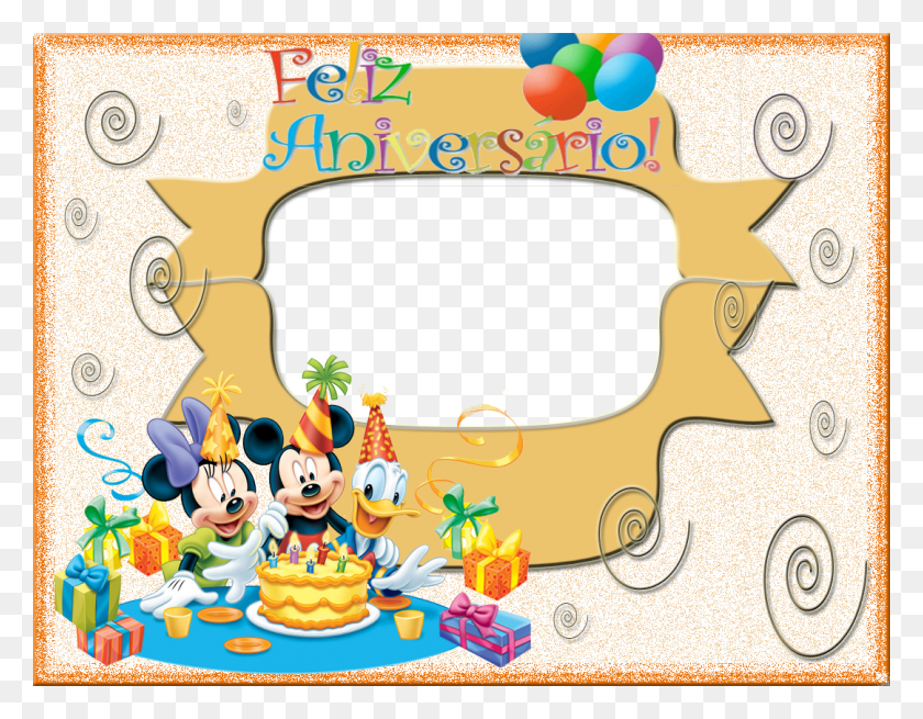 1081x825 Fotos Com Arte Tmv Mickey And Minnie Mouse Birthday, Doodle HD PNG Download