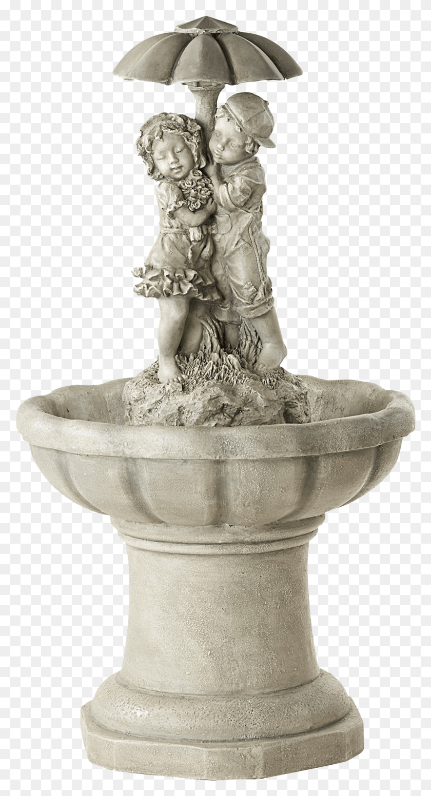 959x1835 Fountain, Water, Statue, Sculpture HD PNG Download