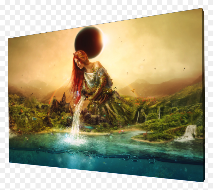 819x721 Fountain Of Eternity By Mario Sanchez Nevado Aquarius Art, Outdoors, Nature, Water HD PNG Download