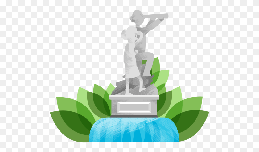519x434 Статуя Фонтана, Спорт, Спорт, Свадебный Торт Png Скачать