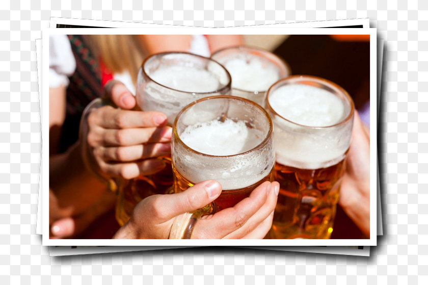 713x499 Four Glass Of Beer In Toast, Beer Glass, Alcohol, Beverage HD PNG Download