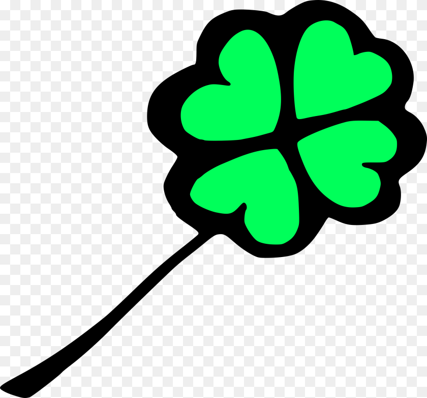 2400x2233 Four Leaf Clover, Plant, Flower, Outdoors, Nature Sticker PNG