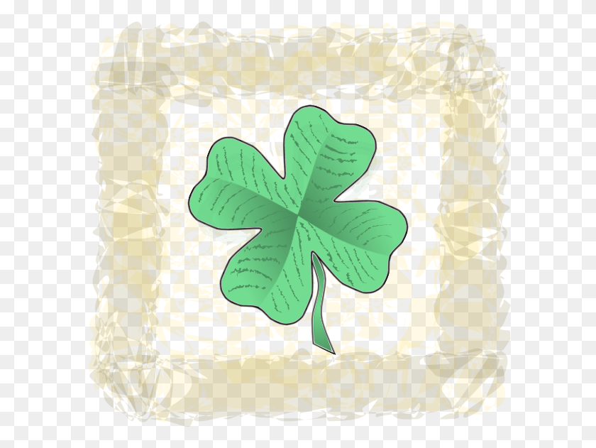 600x571 Four Leaf Clover, Graphics, Plant HD PNG Download