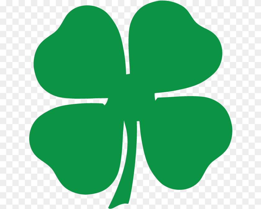 655x674 Four Leaf Clover Lucky Charm Irish Pride St Patricks Four Leaf Clover Green, Flower, Petal, Plant Clipart PNG