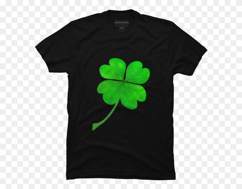 602x597 Four Leaf Clover Mr Fruit Shirt, Clothing, Apparel, T-Shirt Descargar Hd Png